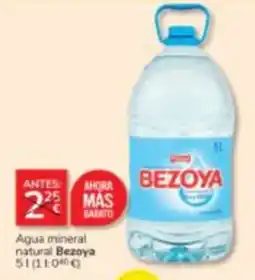 Consum Bezoya agua mineral natural oferta