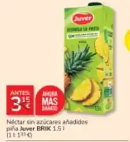 Consum Juver nectar sin azúcares añadidos piña oferta