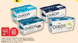 Consum Olkos yogur griego natural natural azucarado stracciatella o lima y limon oferta