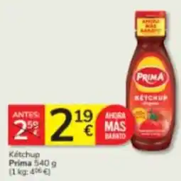 Consum Prima ketchup oferta