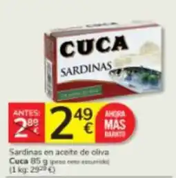 Consum Cuca sardinas oferta