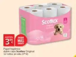 Consum Scottex Original papel higienico doble capa oferta