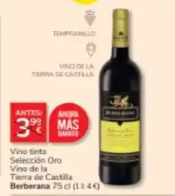 Consum Berberana Vino tinto Selección Oro oferta