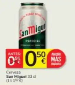 Consum San Miguel cerveza especial oferta