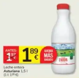 Consum Asturiana leche entera oferta