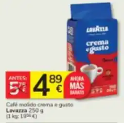 Consum Lavazza café molido crema e gusto oferta