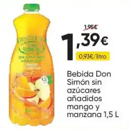 FROIZ Bebida Don Simón sin azúcares añadidos mango y manzana oferta