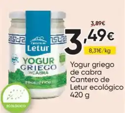 FROIZ Letur yogur griego de cabra oferta
