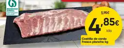 FROIZ Costilla de cerdo fresca plancha kg oferta