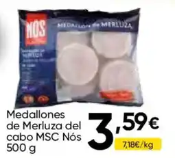 Cash FROIZ Nós medallones de merluza oferta