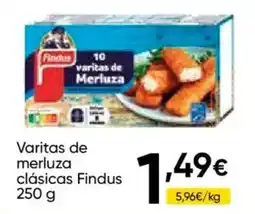 Cash FROIZ Findus varitas de merluza clásicas oferta