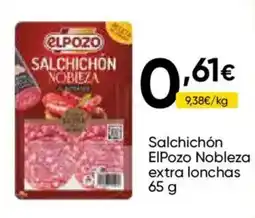 Cash FROIZ elpozo salchichón noblezza oferta