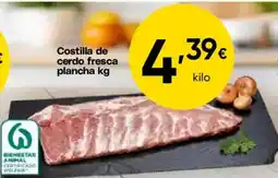 Cash FROIZ Costilla de cerdo fresca plancha oferta