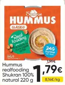 FROIZ Shukran hummus clasico oferta