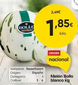 FROIZ Melón Bollo blanco oferta