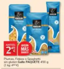 Consum Gallo Plumas, Fideos o Spaghetti oferta
