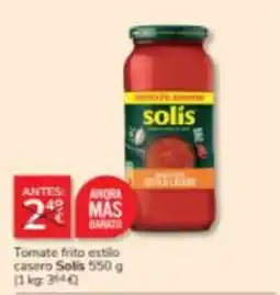 Consum Solis tomate frito estilo casero oferta