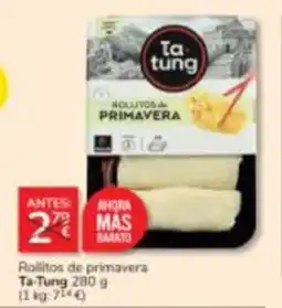 Consum Ta-Tung rollitos de primavera oferta