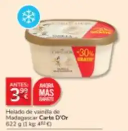 Consum Helado de vainilla de Madagascar Carte D'Or oferta