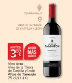 Consum Altos de Tamaron vino tinto vino de la terra de castilla y leon oferta