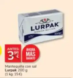 Consum Lurpak mantequilla con sal oferta