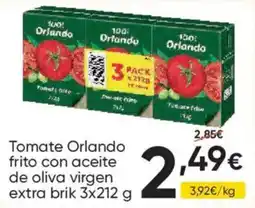 FROIZ Tomate Orlando frito con aceite de oliva virgen extra brik oferta