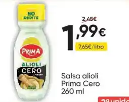 FROIZ Prima salsa alioli Cero oferta