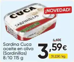 FROIZ Cuca sardinas en aceite de oliva oferta