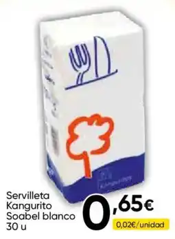Cash FROIZ Servilleta Kangurito Soabel blanco oferta