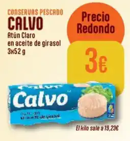 FROIZ Calvo Atún Claro en aceite de girasol oferta