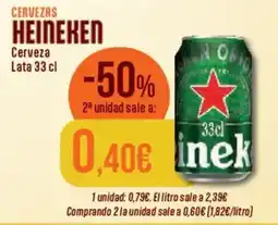 FROIZ Cervezas Heineken oferta