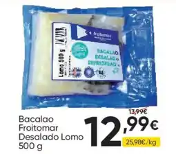 FROIZ Bacalao Froitomar Desalado Lomo oferta