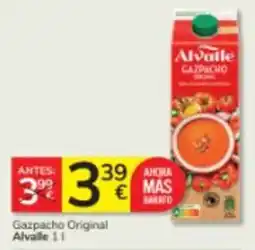 Consum Alvalle gazpacho original oferta