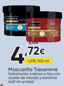 FROIZ Tresemme mascarilla hidratación intensa o liso oferta