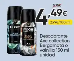 FROIZ Axe collection Bergamota o vainilla oferta