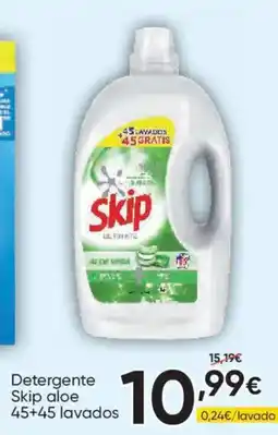 FROIZ Skip Detergente aloe 45+45 lavados oferta