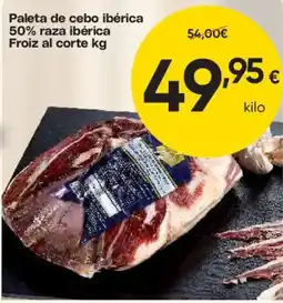 FROIZ Paleta de cebo ibérica oferta