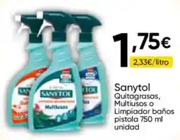 Cash FROIZ Sanytol Quitagrasas, Multiusos o Limpiador baños oferta