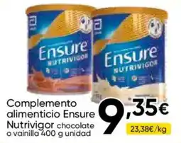 Cash FROIZ Ensure Nutrivigor chocolate o vainilla oferta