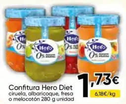 Cash FROIZ Hero Diet confitura ciruela albaricoque fresa o melocotón oferta