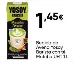 Cash FROIZ Yosoy Barista Matcha Avena oferta