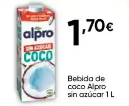 Cash FROIZ alpro bebida de coco sin azúcar oferta