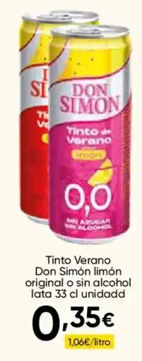 Cash FROIZ Don Simón Tinto de Verano limón oferta
