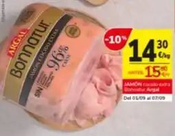 Consum Bonnatur jamón cocido extra oferta
