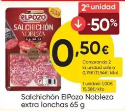 FROIZ ElPozo salchichón nobleza oferta
