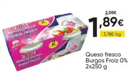 FROIZ Burgos Froiz queso fresco 0% oferta