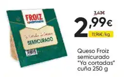 FROIZ Froiz queso semicurado ya cortadas oferta