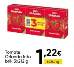 Cash FROIZ Tomate Orlando frito oferta