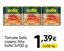 Cash FROIZ solis tomate casero frito oferta