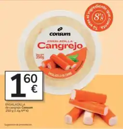 Consum Consum ensaladilla de cangrejo oferta